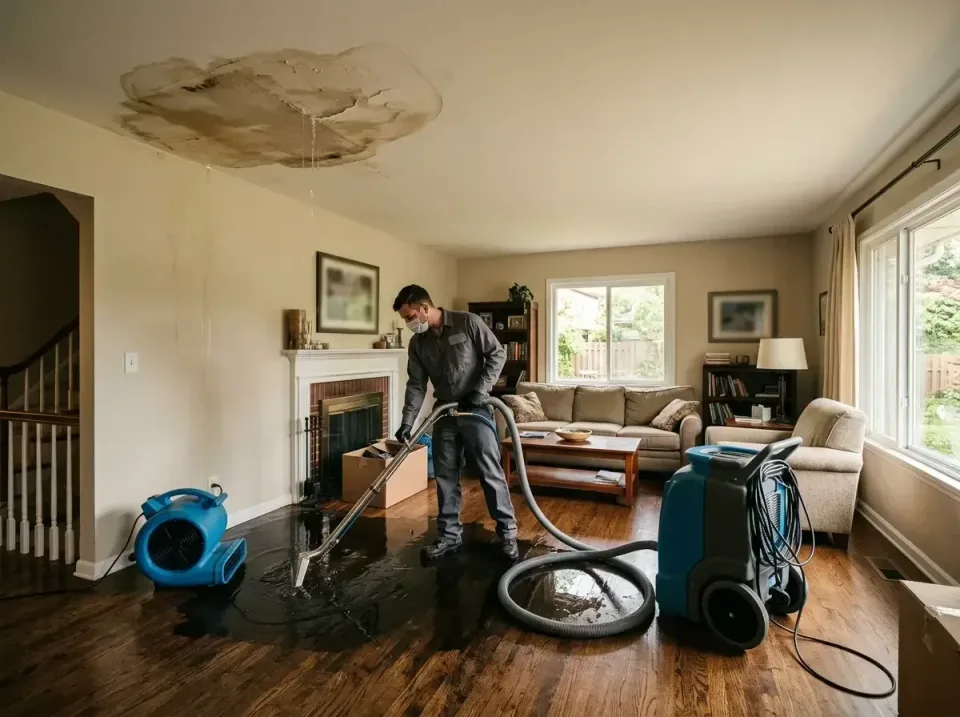 attic-pipe-burst-ceiling-drip-008 — frequently asked questions, Water Damage Restoration & Carpet Care in Navy Yard City, WA